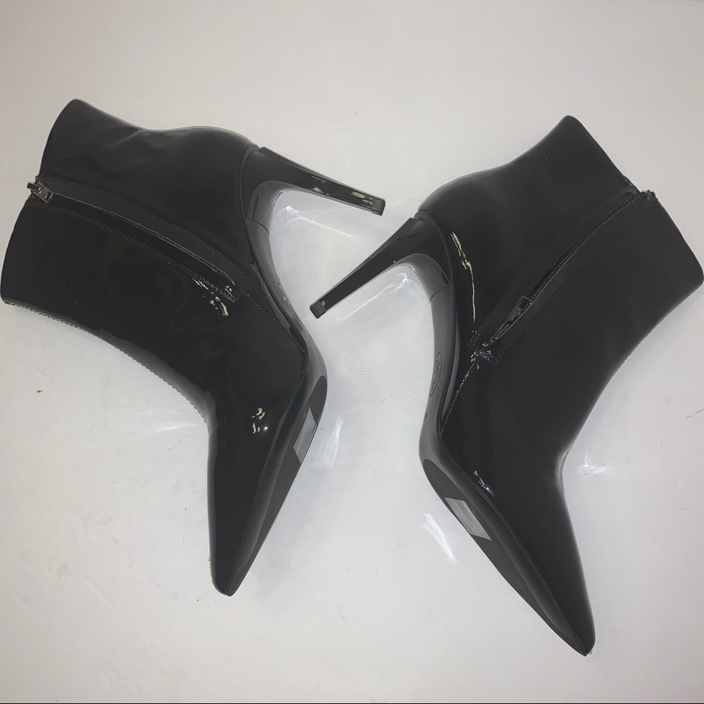 Ash ANGEL Black Patent Leather Ankle Boot NWOT B12/12 - Picture 3 of 15